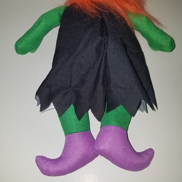 Green Witch Plush 18" Stuffed Animal Toy Halloween Orange A&A Global 2022 w/TAG - Picture 8 of 13